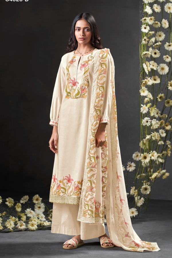 Ganga Fashion Beryl S4523 Cotton Ladies Suit S4523-D