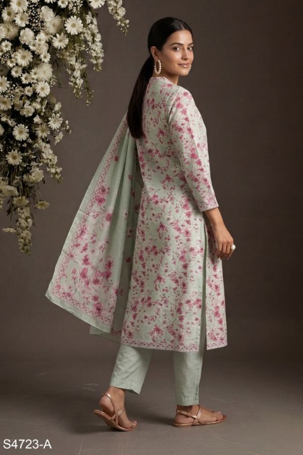 Ganga Fashion Bianca S4723 Premium Cotton Suit S4723-A