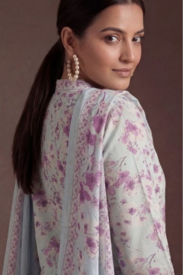 Ganga Fashion Bianca S4723 Premium Cotton Suit S4723-B