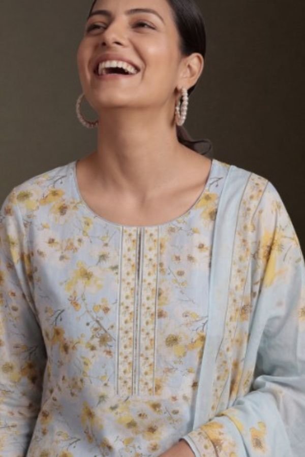 Ganga Fashion Bianca S4723 Premium Cotton Suit S4723-D