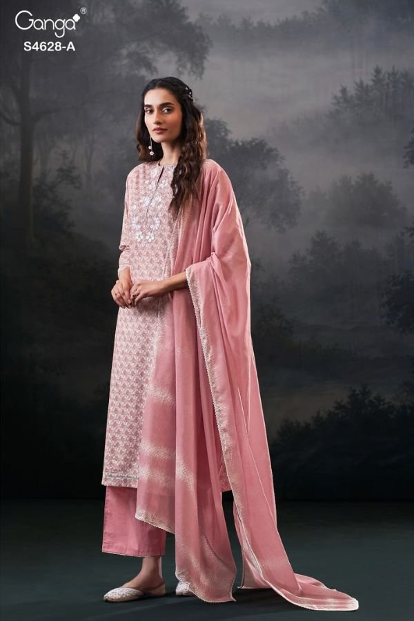 Ganga Fashion Citrina S4628 Cotton Ladies Suit S4628-A