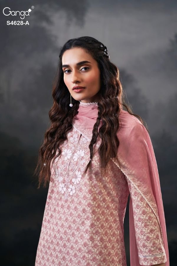 Ganga Fashion Citrina S4628 Cotton Ladies Suit S4628-A