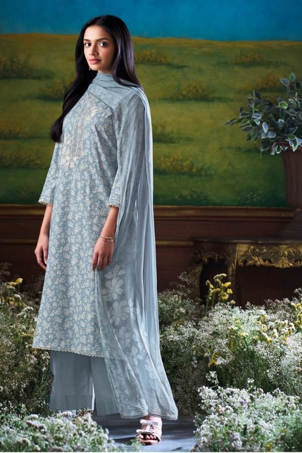 Ganga Fashion Deliaa S4649 Cotton Ladies Suit S4649-D