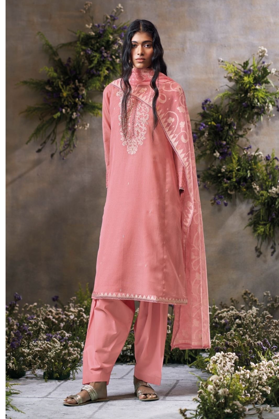 Ganga Fashion Dusnea S4795 Pure Kota Ladies Suit S4795-A
