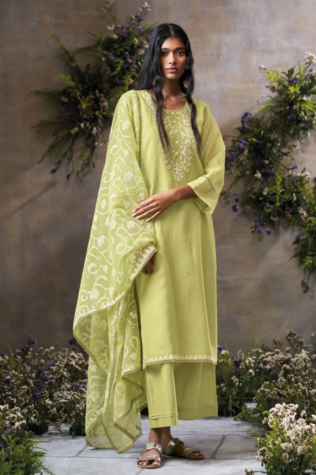 Ganga Fashion Dusnea S4795 Pure Kota Ladies Suit S4795-B