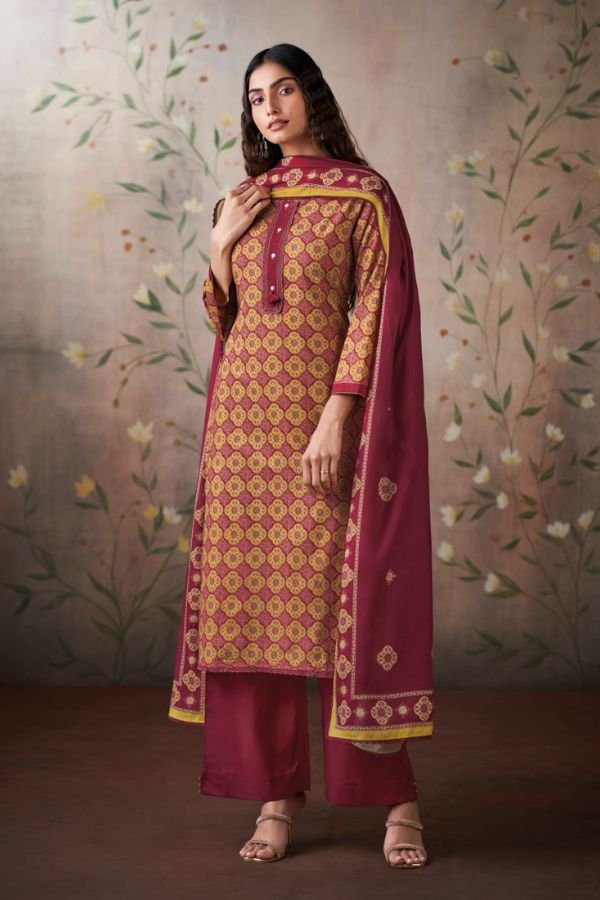Ganga Fashion Feava S4542 Cotton Ladies Suit S4542-A