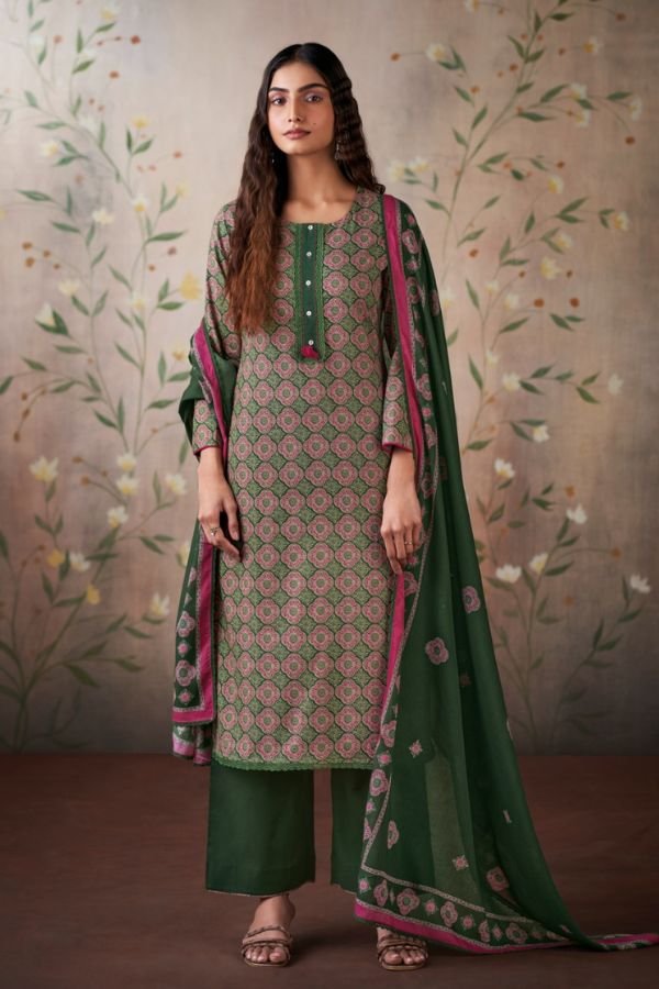 Ganga Fashion Feava S4542 Cotton Ladies Suit S4542-C