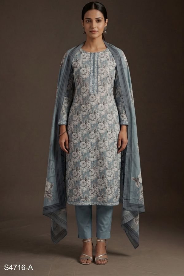 Ganga Fashion Jemma S4716 Cotton Ladies Suit S4716-A