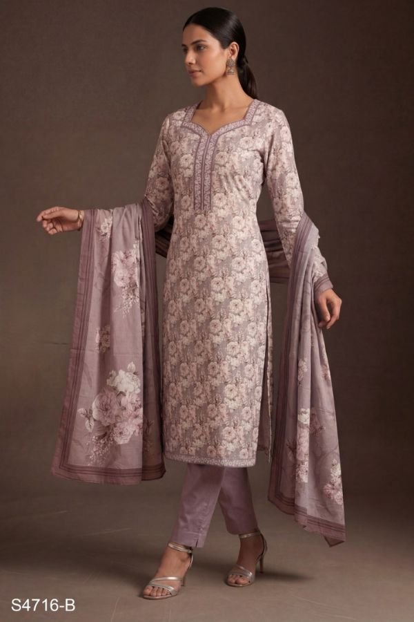 Ganga Fashion Jemma S4716 Cotton Ladies Suit S4716-B