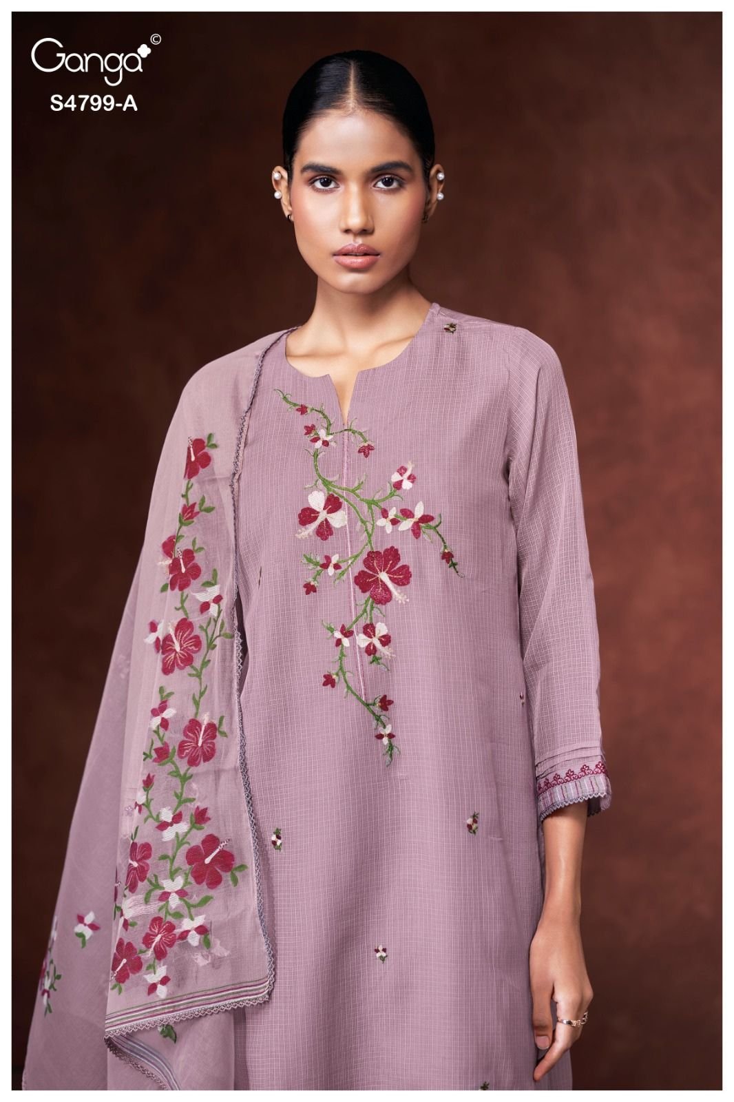 Ganga Fashion Katerine S4799 Premium Pure Kota Suit S4799-A