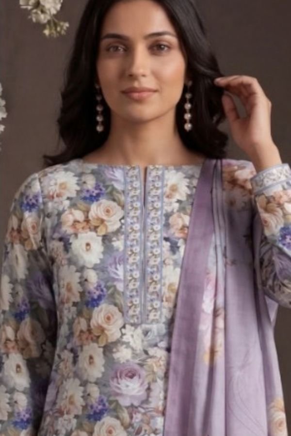 Ganga Fashion Layla S4717 Premium Cotton Suit S4717-C