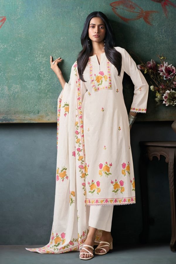 Ganga Fashion Moh Cotton Ladies Suit 2318
