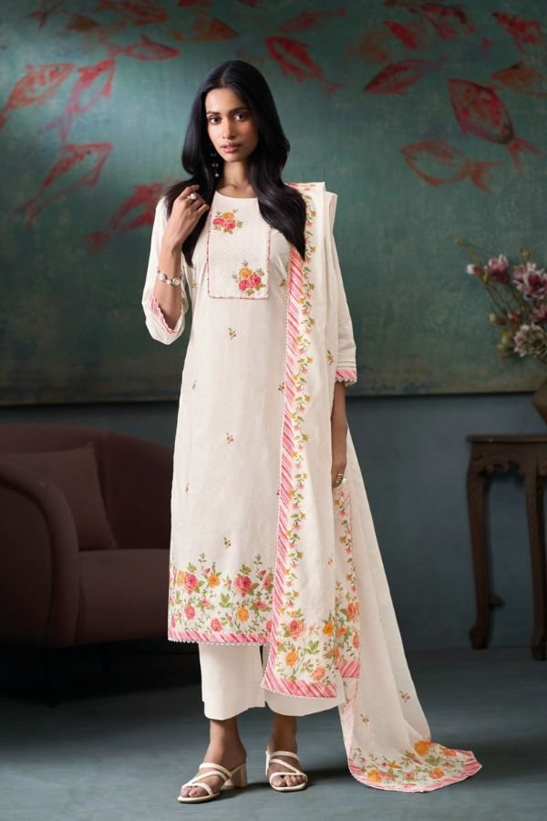 Ganga Fashion Moh Cotton Ladies Suit 2320