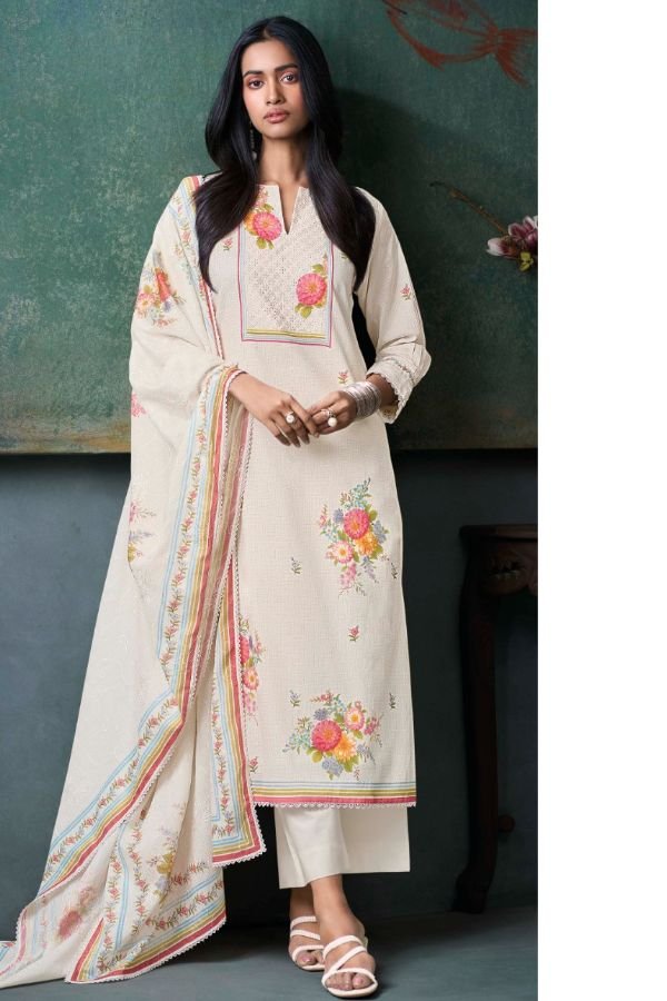 Ganga Fashion Moh Cotton Ladies Suit 2321