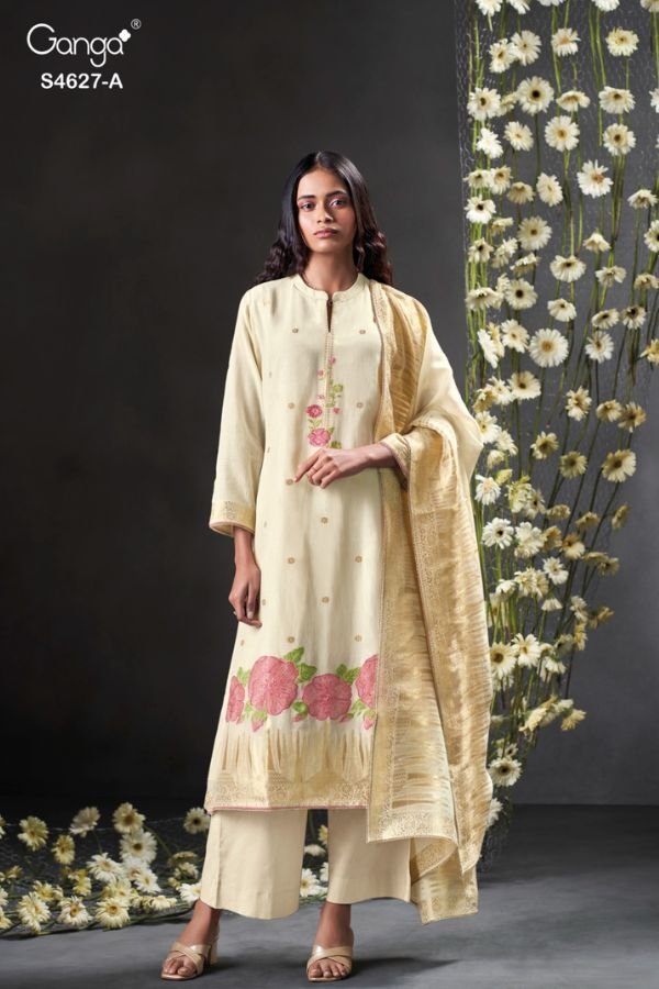 Ganga Fashion Rilara S4627 Cotton Ladies Suit S4627-A
