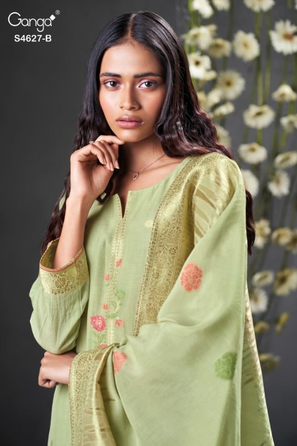 Ganga Fashion Rilara S4627 Cotton Ladies Suit S4627-B