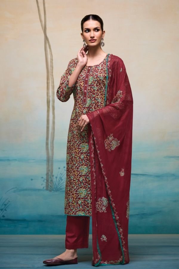 Ganga Fashion Ruby S4581 Premium Cotton Suit S4581-A