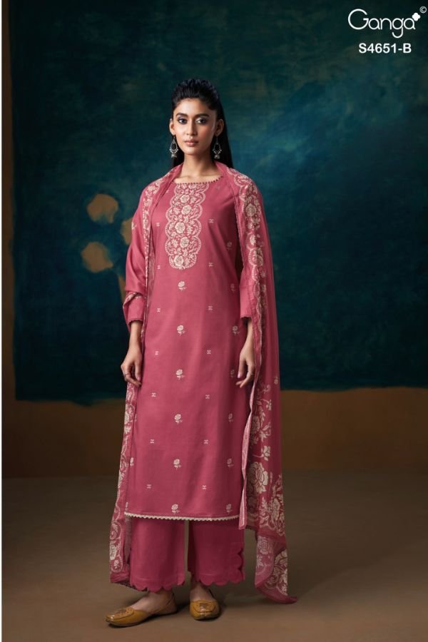 Ganga Fashion Tosha S4651 Cotton Ladies Suit S4651-B