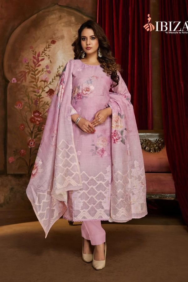 Ibiza Lifestyle Lime Light Linen Salwar Suit 15976