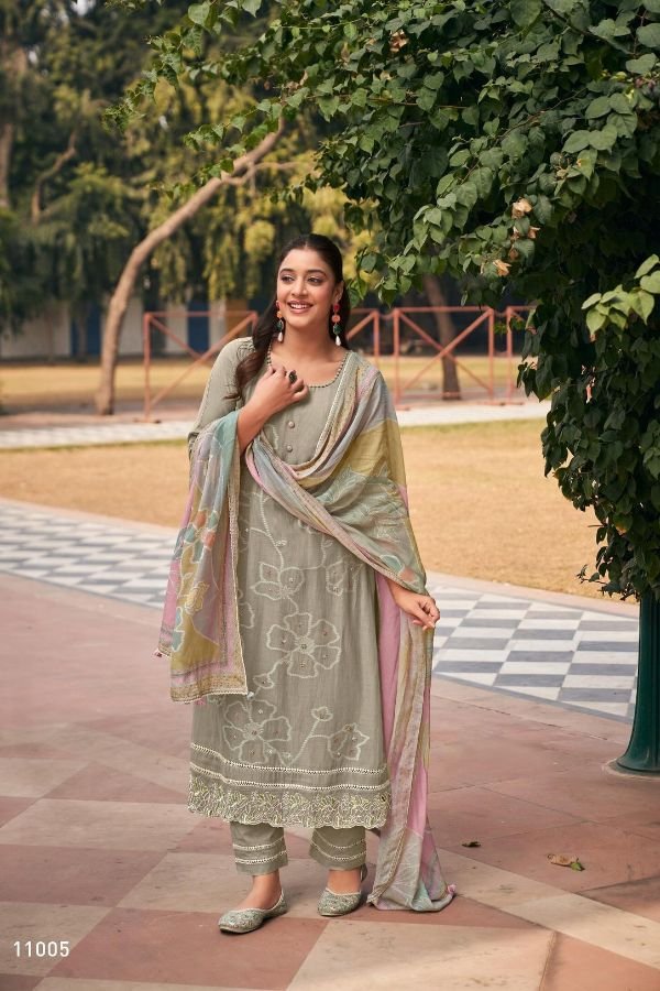 Jay Vijay Prints Aankh Micholi Ladies Salwar Suit 11005