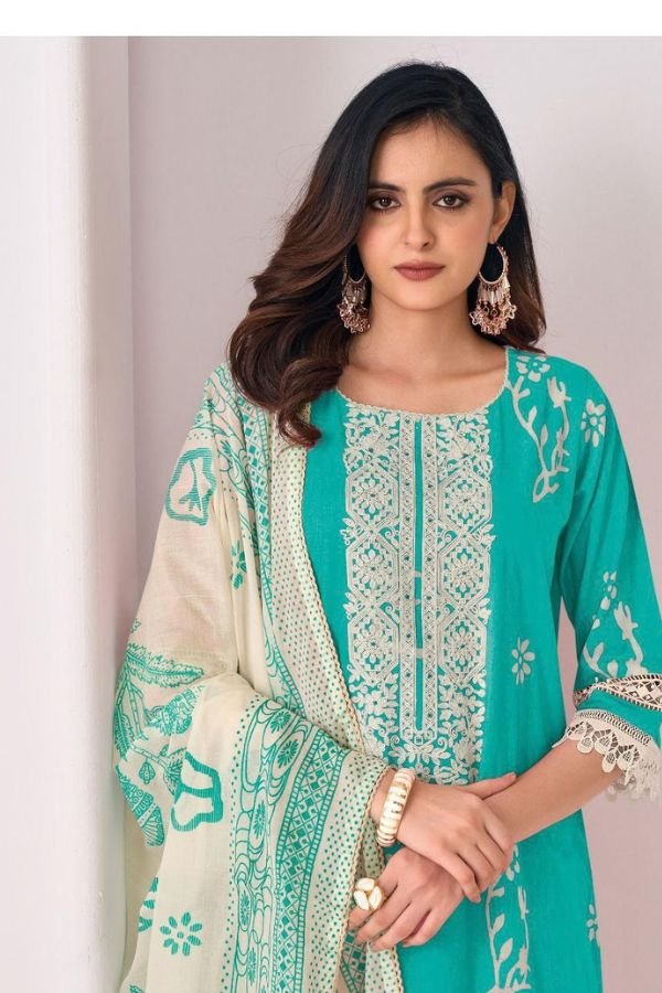 Jay Vijay Prints Alika Cotton Ladies Salwar Suit 3276-B