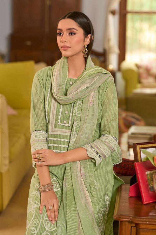 Jay Vijay Prints Basera Mal Mal Cotton Ladies Suit 11011