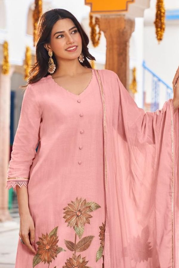 Jay Vijay Prints Chahat Pure Linen Salwar Suit 10924