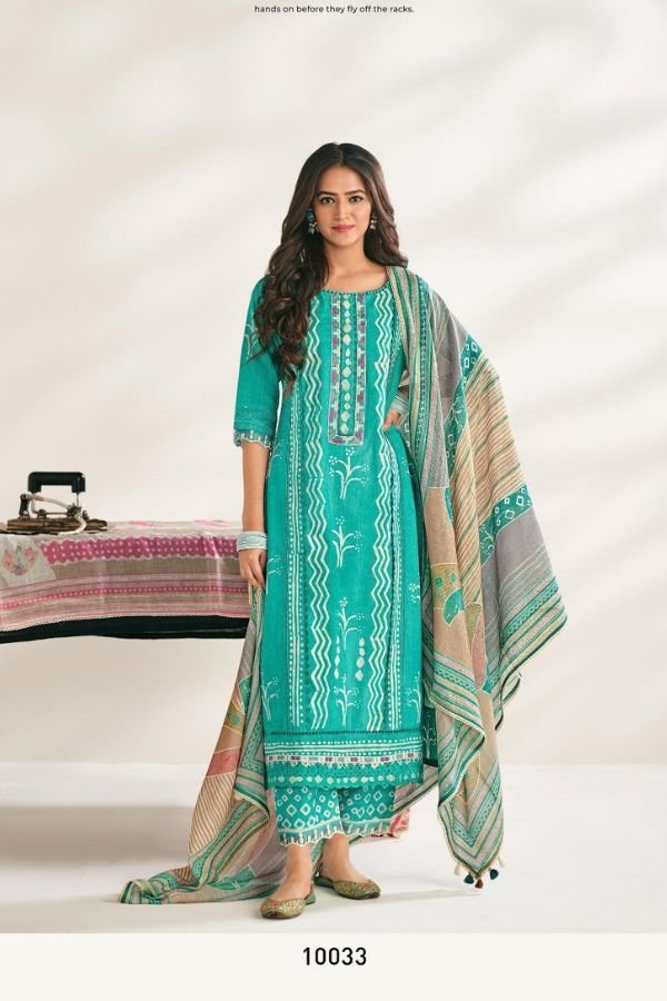 Jay Vijay Prints Gupshup Pure Cotton Ladies Suit 10033