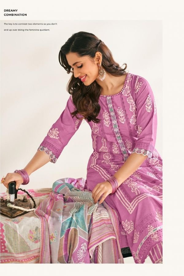 Jay Vijay Prints Gupshup Pure Cotton Ladies Suit 10034