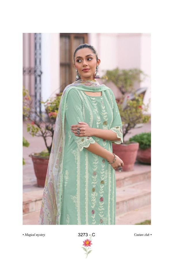 Jay Vijay Prints Kesar Cotton Ladies Salwar Suit 3273-C