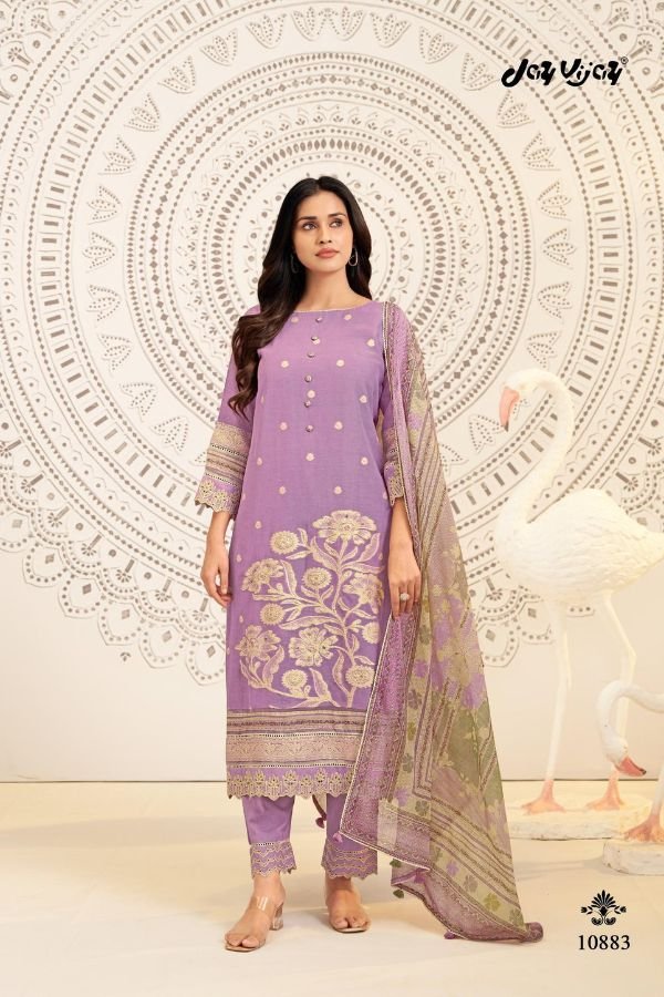 Jay Vijay Prints Mahika Pure Linen Salwar Suit 10881