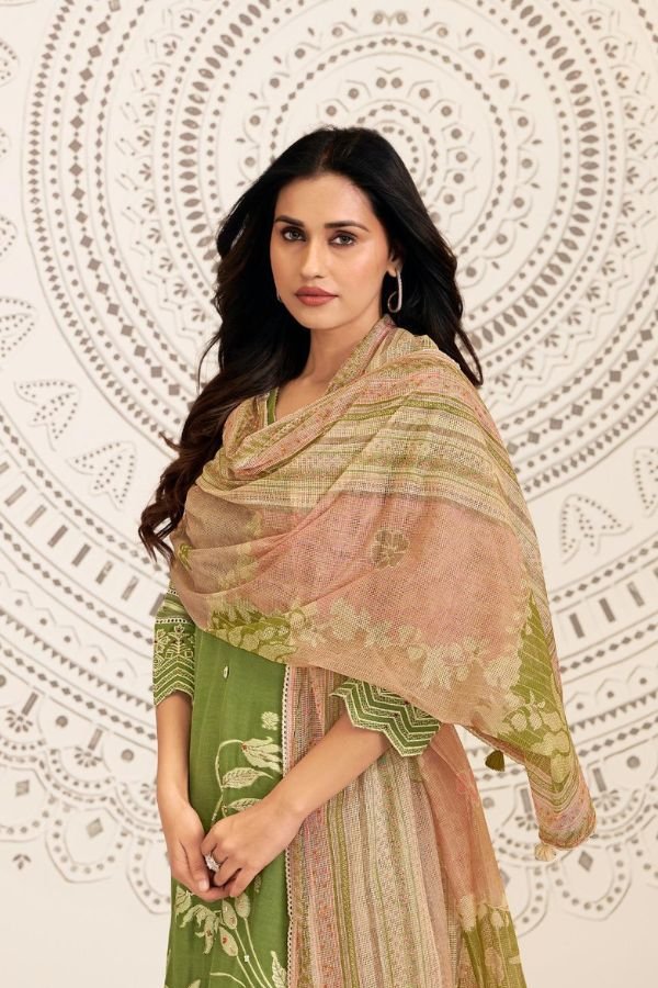 Jay Vijay Prints Mahika Pure Linen Salwar Suit 10884