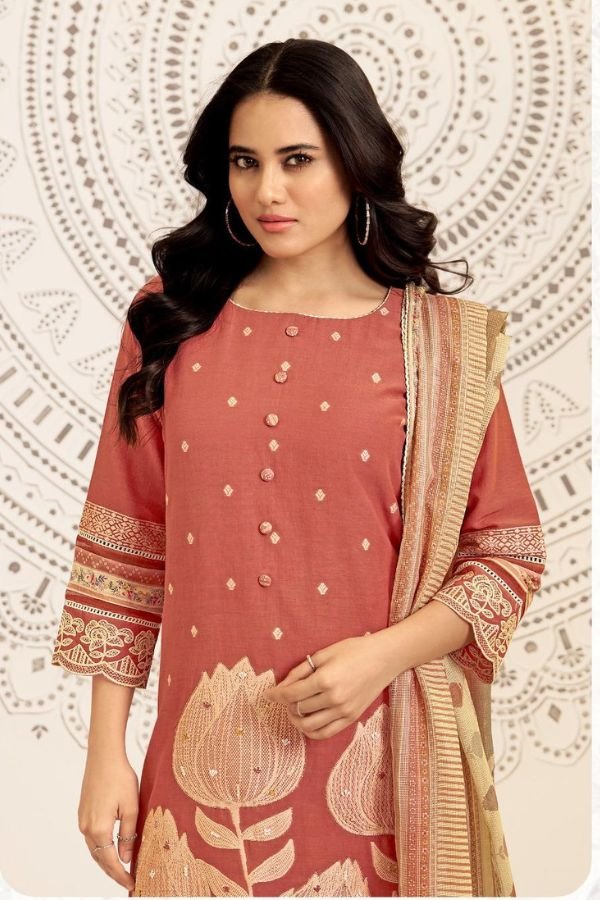 Jay Vijay Prints Mahika Pure Linen Salwar Suit 10883
