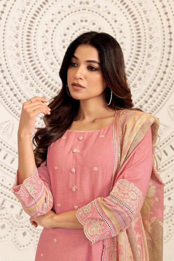 Jay Vijay Prints Mahika Pure Linen Salwar Suit 10885