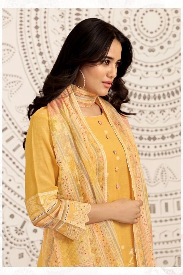 Jay Vijay Prints Mahika Pure Linen Salwar Suit 10886