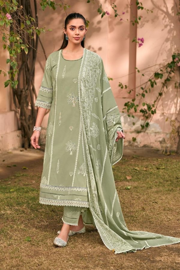 Jay Vijay Prints Mausami Cotton Ladies Salwar Suit 10833