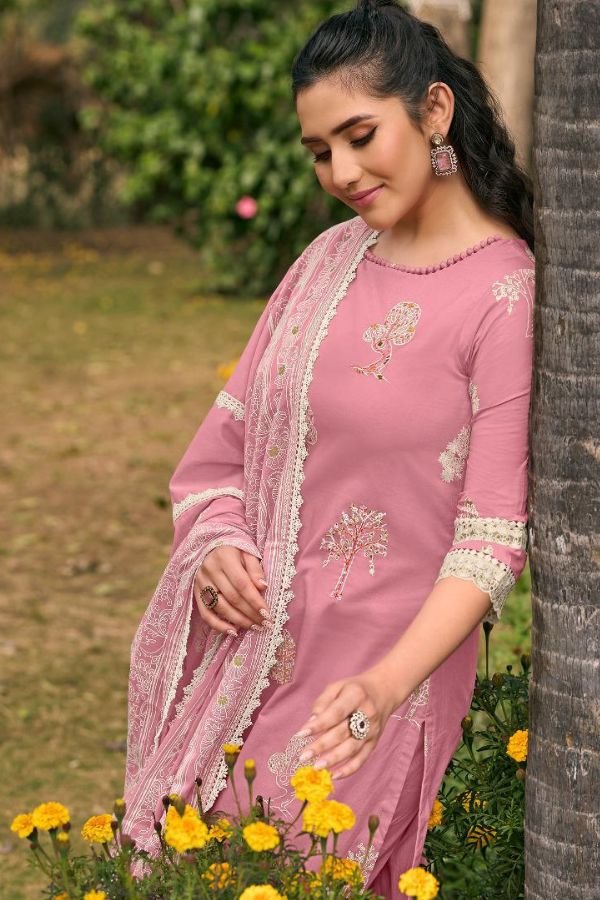 Jay Vijay Prints Mausami Cotton Ladies Salwar Suit 10831