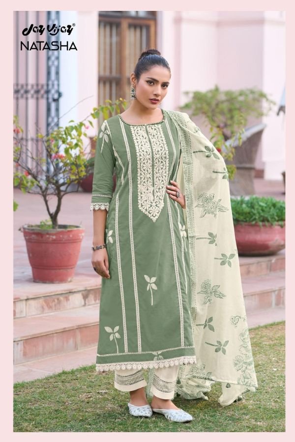 Jay Vijay Prints Natasha 3272 Cotton Ladies Salwar Suit 3272-B