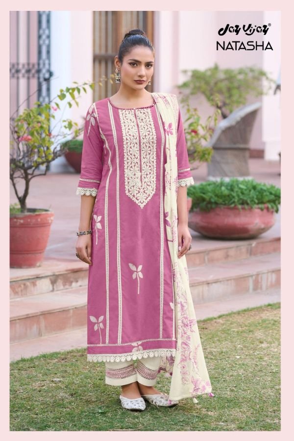 Jay Vijay Prints Natasha 3272 Cotton Ladies Salwar Suit 3272-C