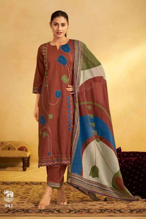 Jay Vijay Prints Raas Cotton Ladies Salwar Suit 943