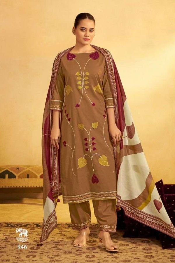 Jay Vijay Prints Raas Cotton Ladies Salwar Suit 946