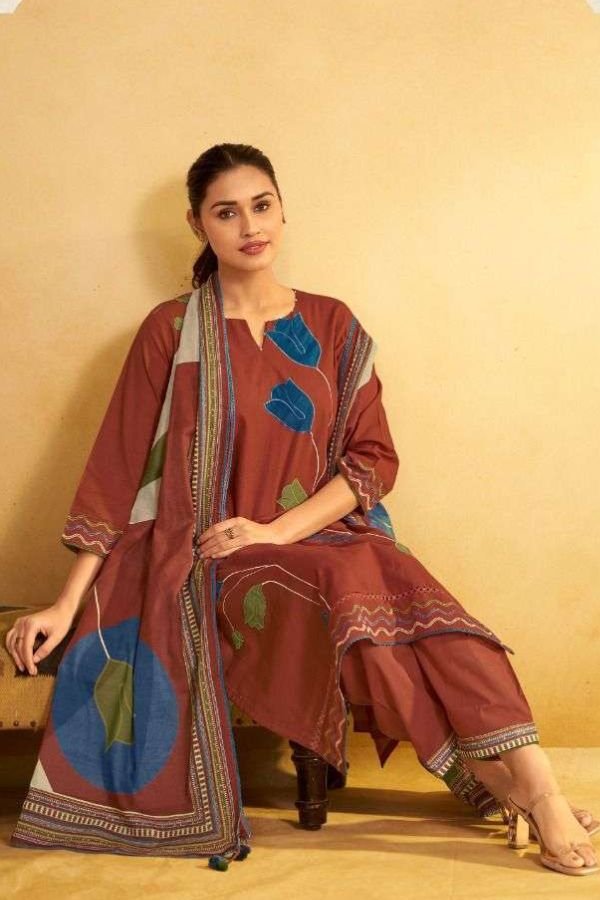 Jay Vijay Prints Raas Cotton Ladies Salwar Suit 943