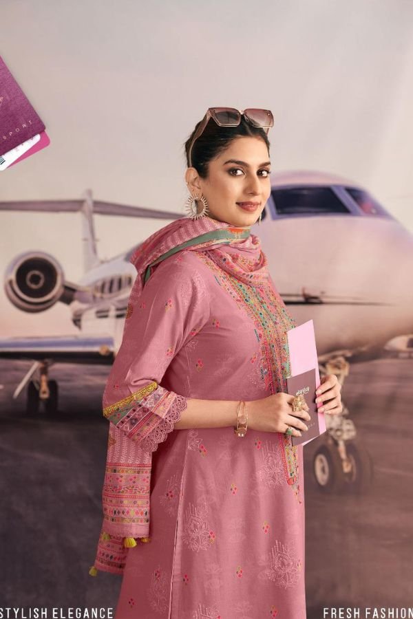 Jay Vijay Prints Romanchak Safar Cotton Ladies Suit 10911