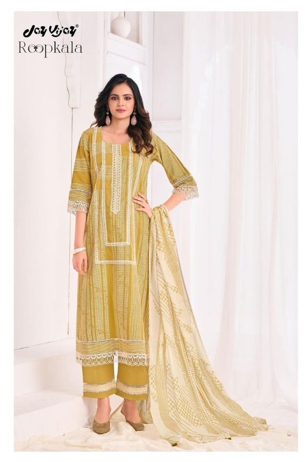 Jay Vijay Prints Roopkala Cotton Ladies Salwar Suit 3278-D