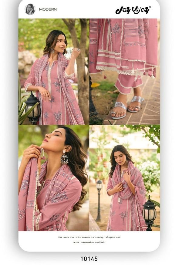 Jay Vijay Prints Suhane Pal Ladies Salwar Suit 10145