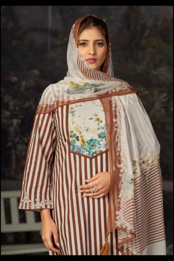 Kaavish Trends Laam Lawn Cotton Printed Salwar Suit 2463