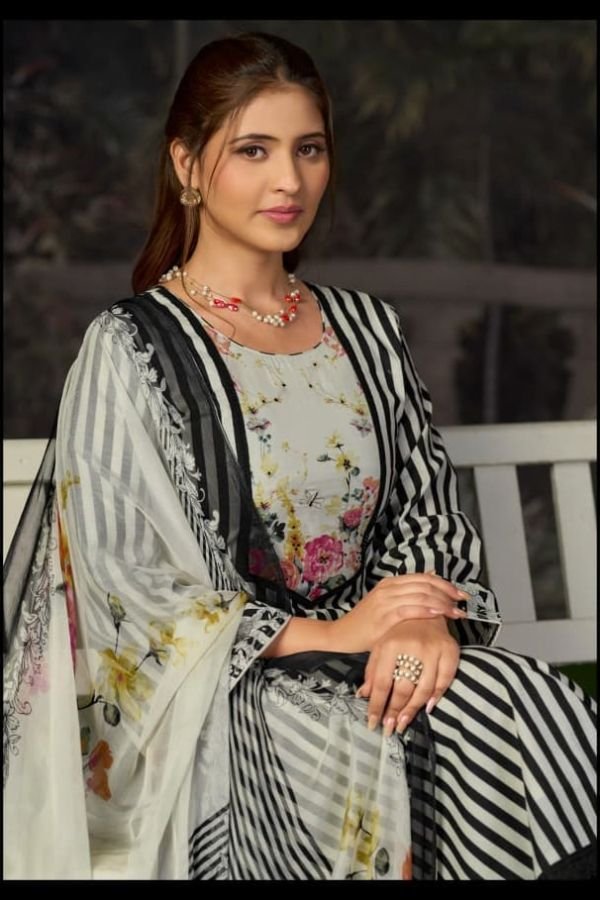 Kaavish Trends Laam Lawn Cotton Printed Salwar Suit 2464