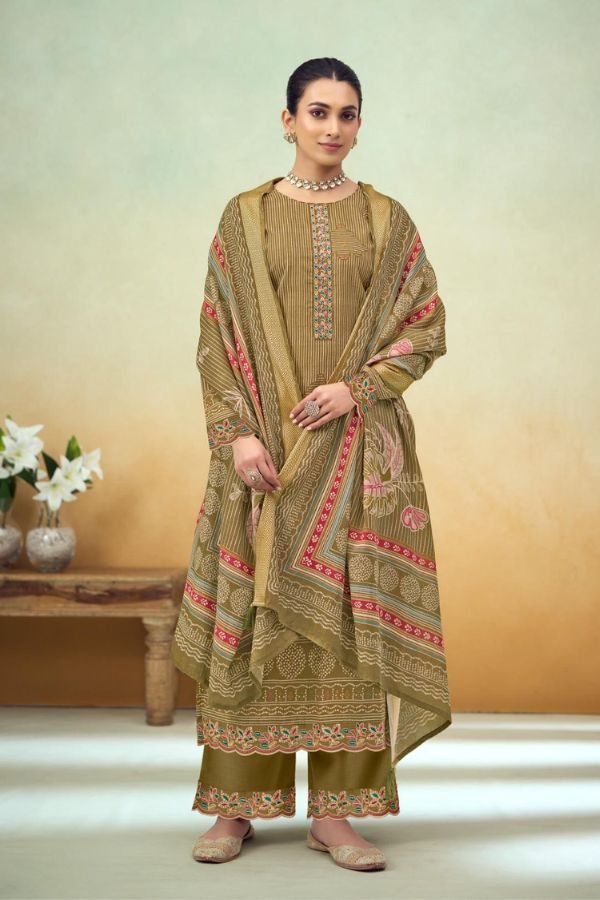 Kesar Kahaniyaan Lawn Cotton Ladies Salwar Suit 1002