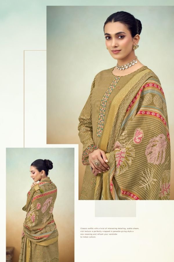 Kesar Kahaniyaan Lawn Cotton Ladies Salwar Suit 1002