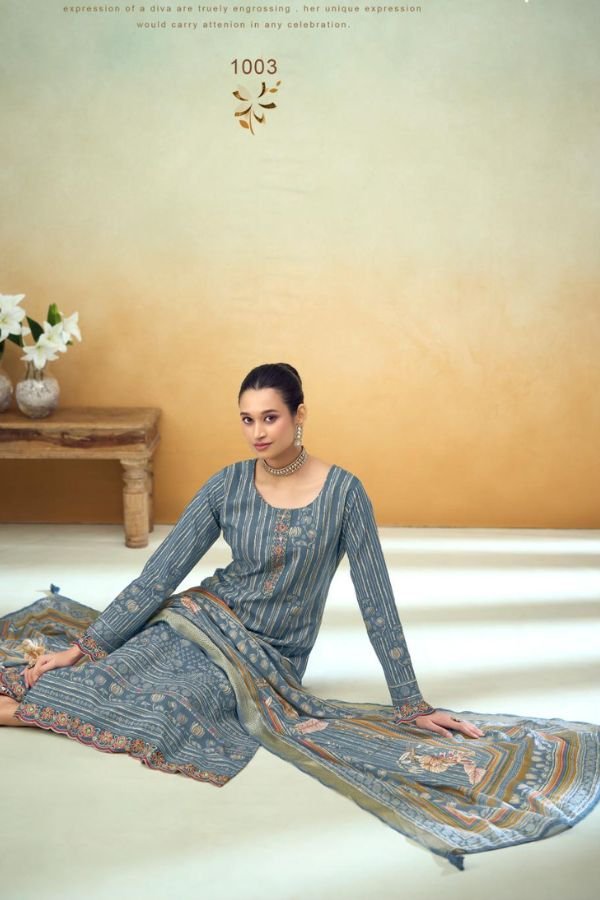 Kesar Kahaniyaan Lawn Cotton Ladies Salwar Suit 1003